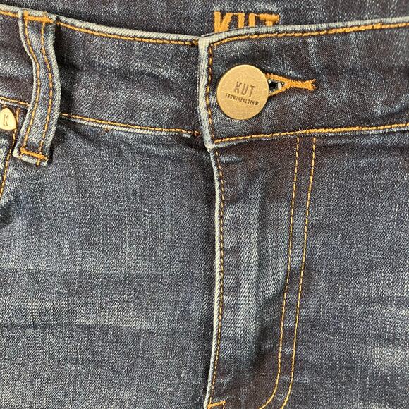Kut from the Kloth‎ High Rise Boyfriend Shorts Women’s Size 4 Dark Wash Denim - Picture 3 of 16
